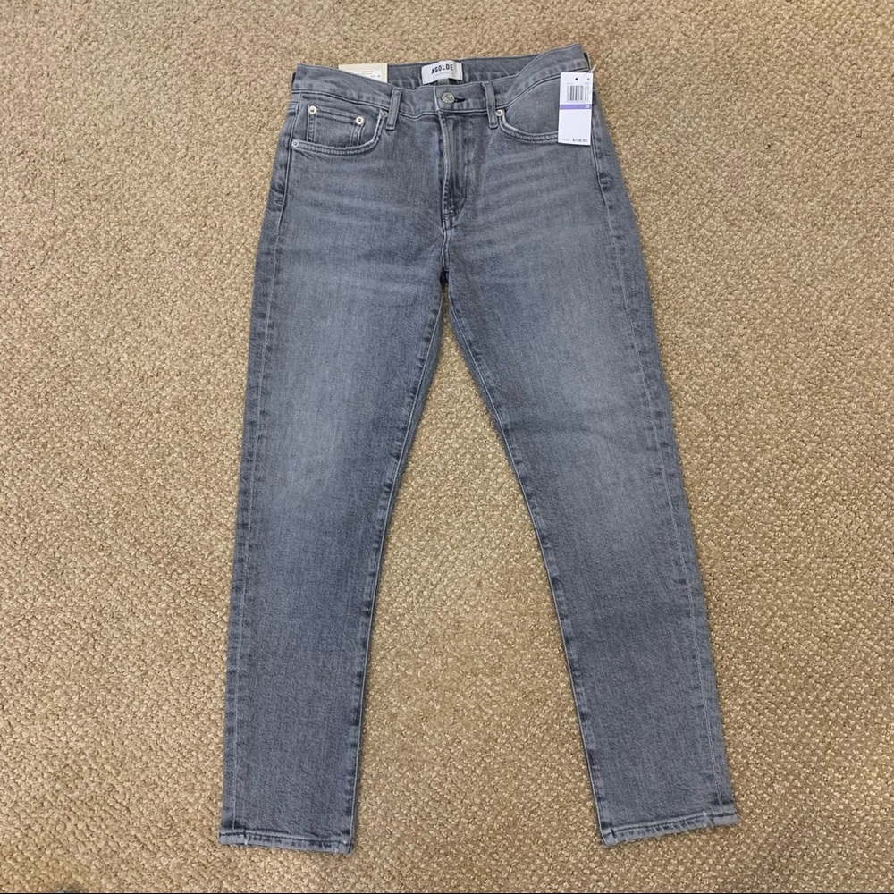 NWT Agolde Grey Skinny Jeans Size 26
